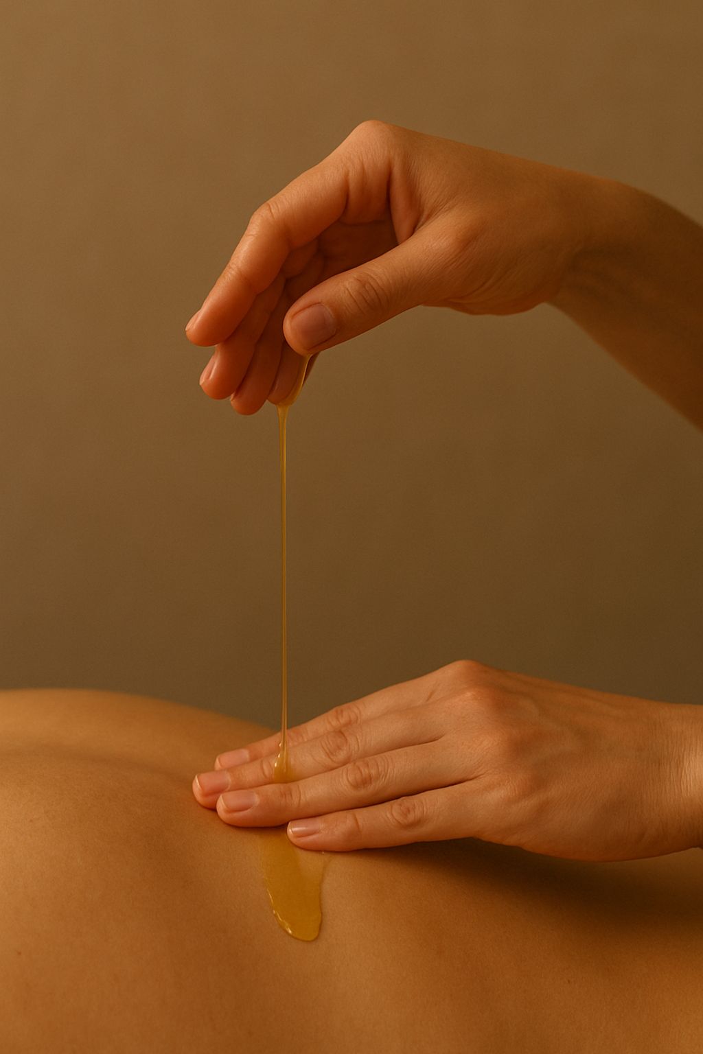 massage ayurvédique avec de l'huile